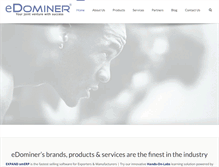 Tablet Screenshot of edominer.com